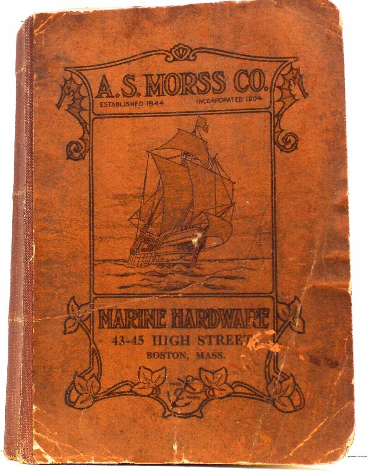 1915 Catalog, A.s. Morss Co. Marine Hardware, Boston, 431 Pg. Very Rare