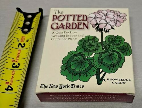Potted Garden A Knowledge Quiz Deck On Growing Indoor And Container Plants