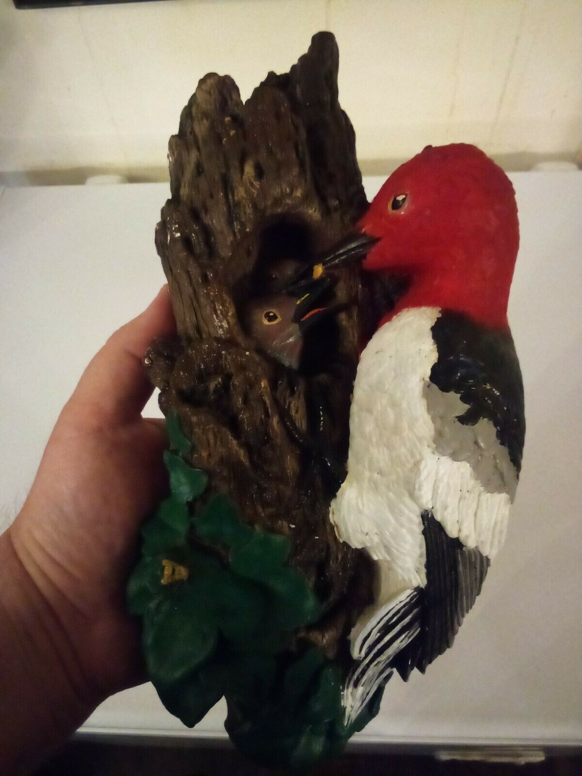 Red-headed Woodpecker Wall Mountable Collectible Figurine Ornament Sculpture