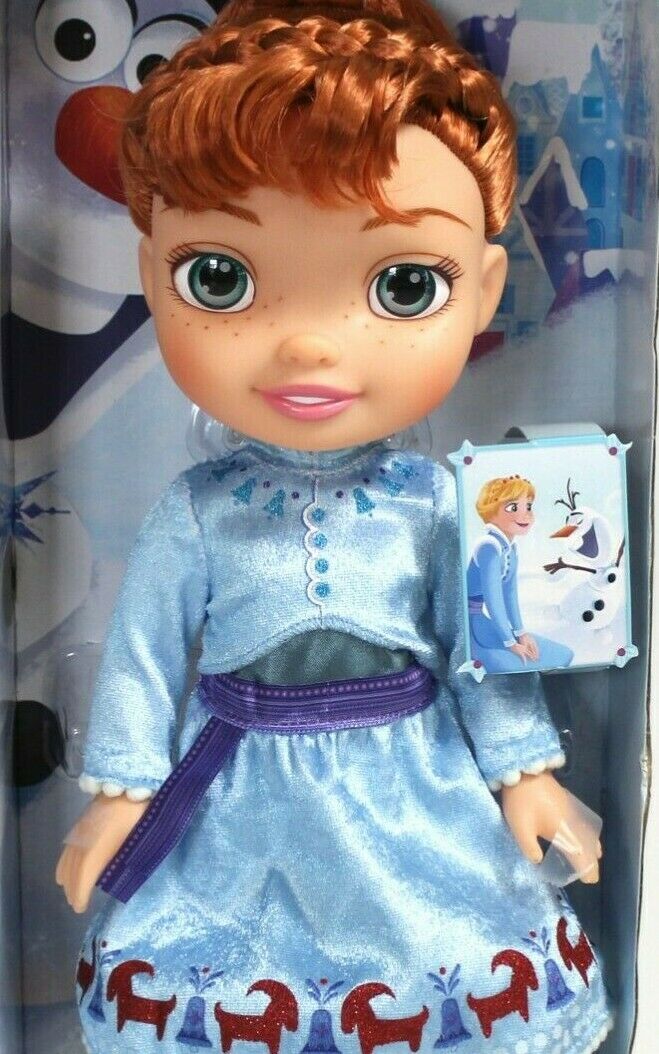 Disney Toddler Doll Anna Olaf's Frozen Adventure Holiday Outfit New In Box Liner