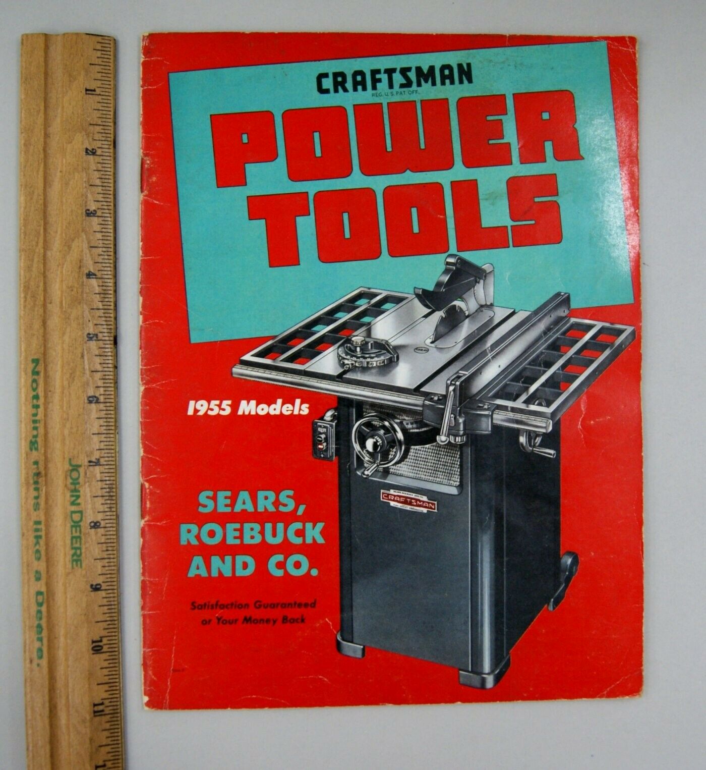 Original/vintage Sears Roebuck & Co. Craftsman Power Tools Catalog, 1955, L-3731
