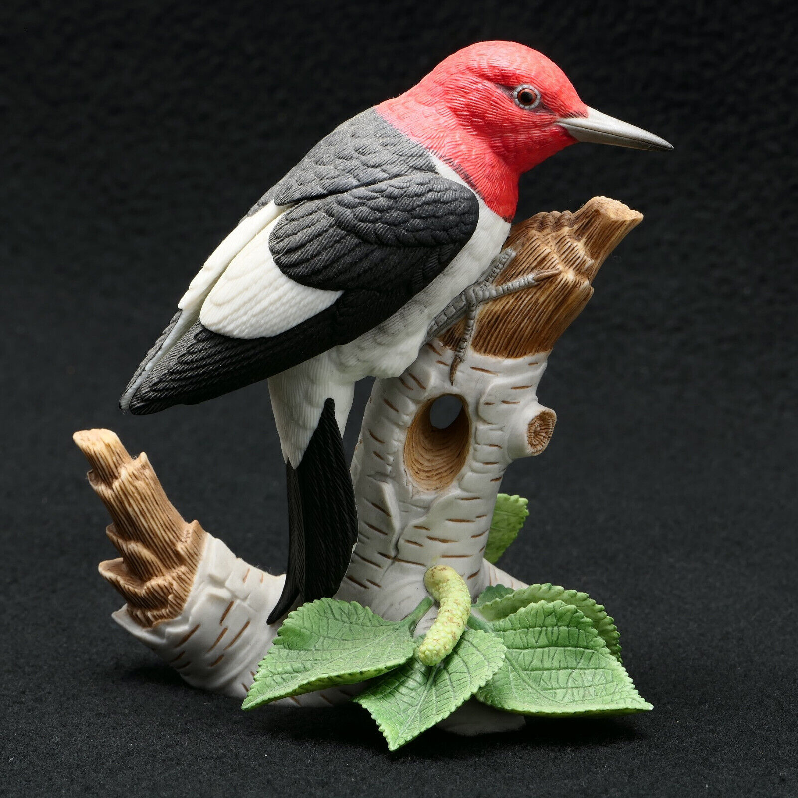 Lenox Red Headed Woodpecker Porcelain Bird Figurine 1999