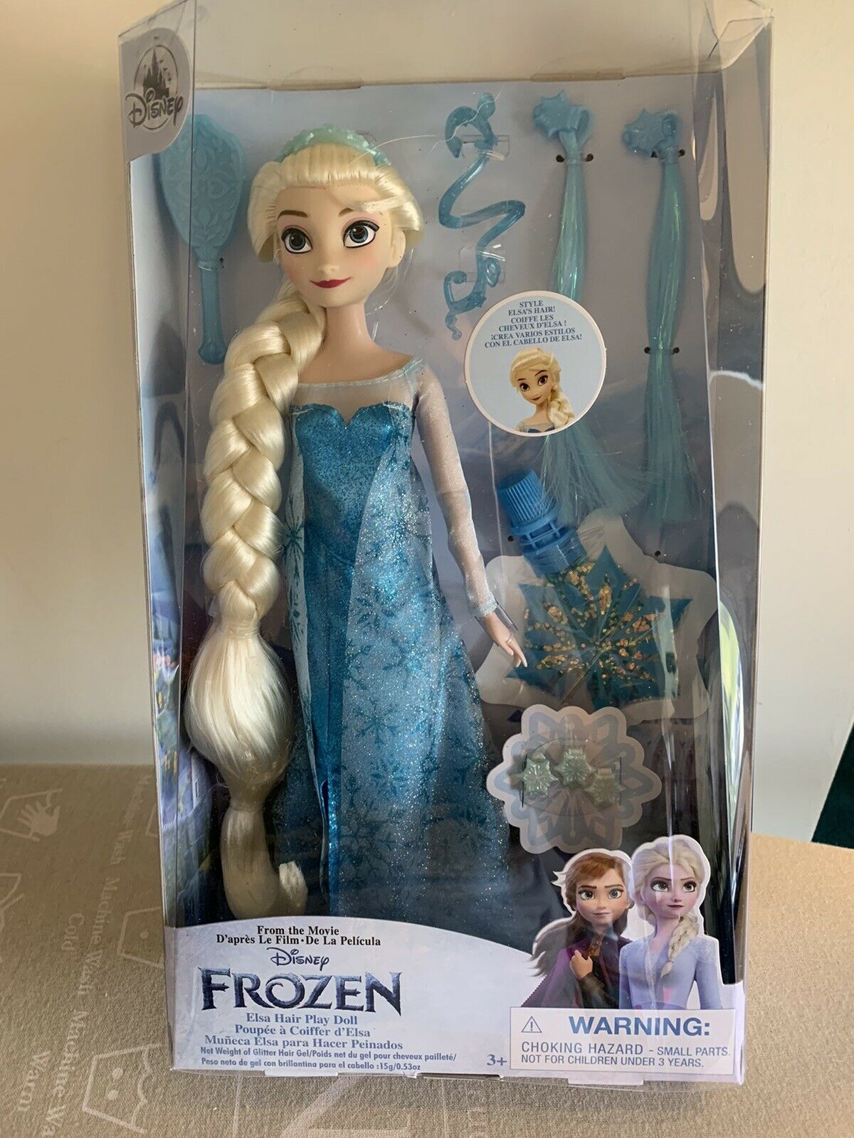 Disney~  Frozen Elsa Fashion Hair Play Doll