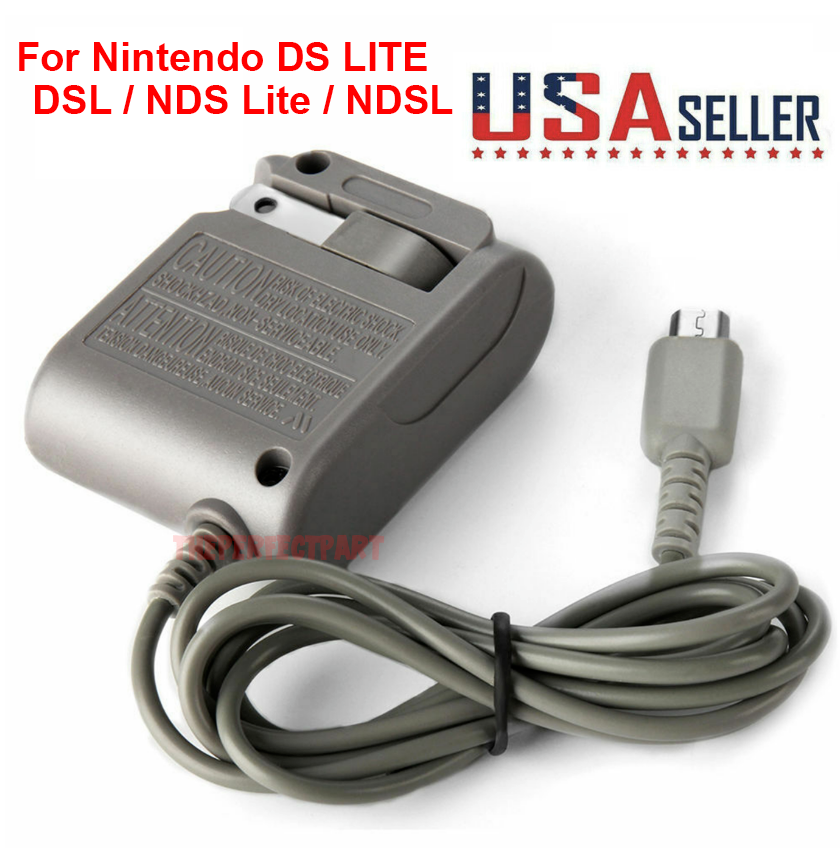 New Ac Adapter Home Wall Charger Cable For Nintendo Ds Lite/ Dsl/ Nds Lite/ Ndsl