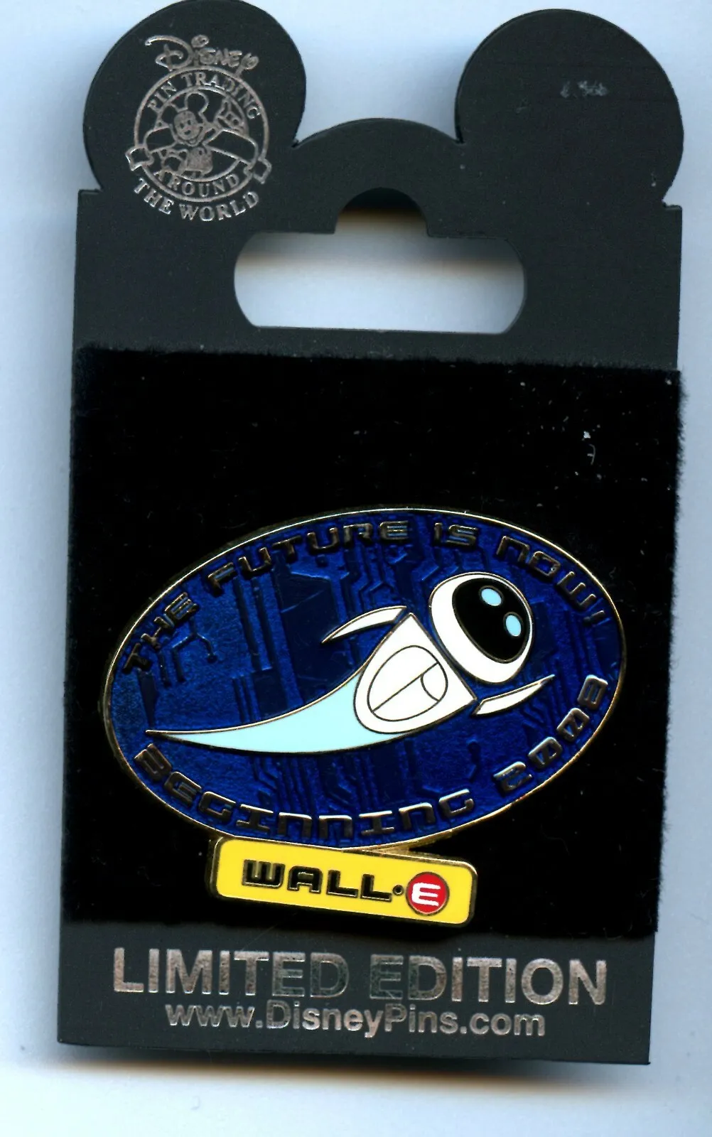 Wdw Disney Pixar's Wall-e Countdown Pin 2 - Eve The Future Is Now! Le Pin & Card