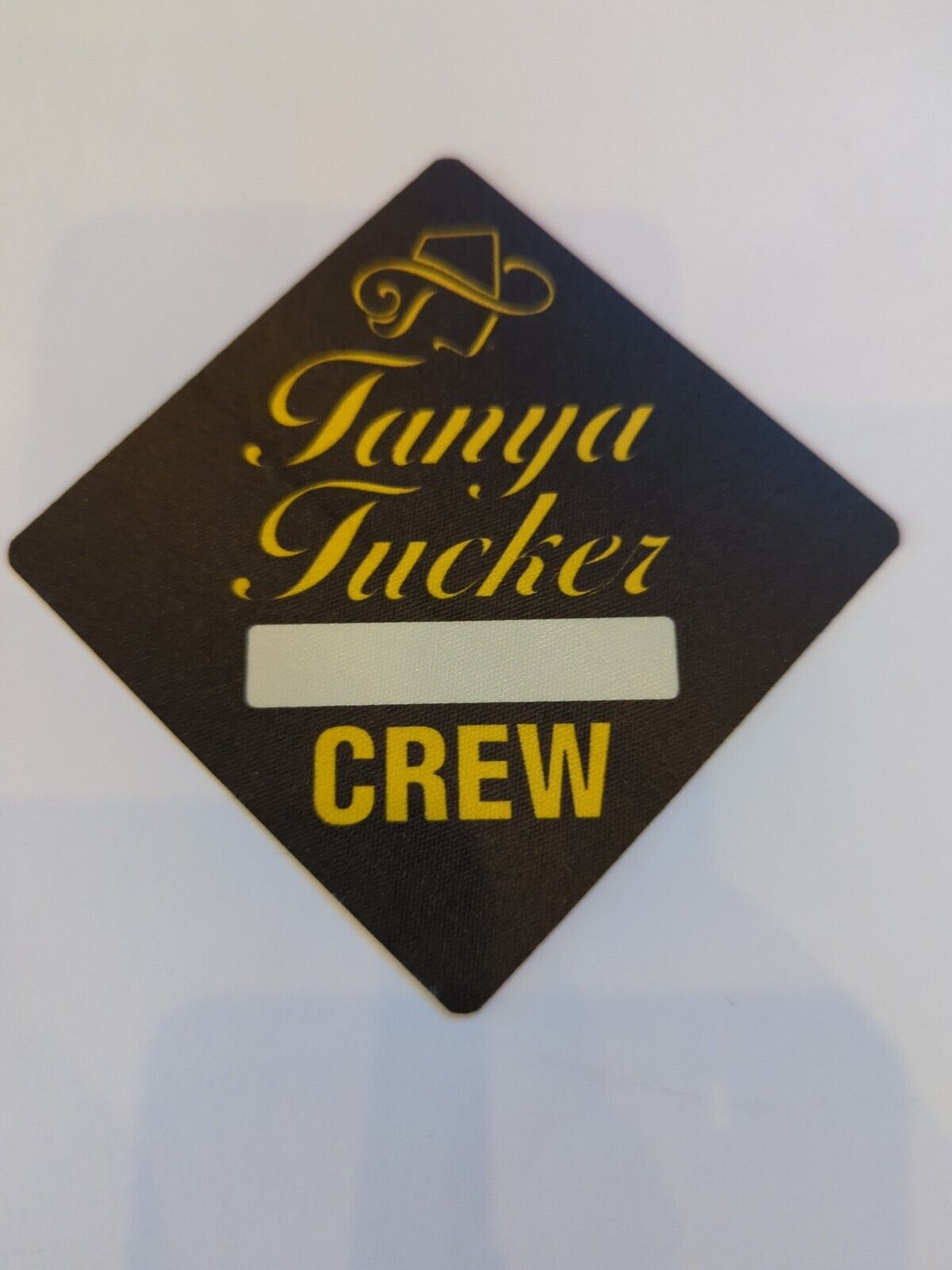 Tanya Tucker Crew Unpeeled Backstage Pass Black Gold Unmarked