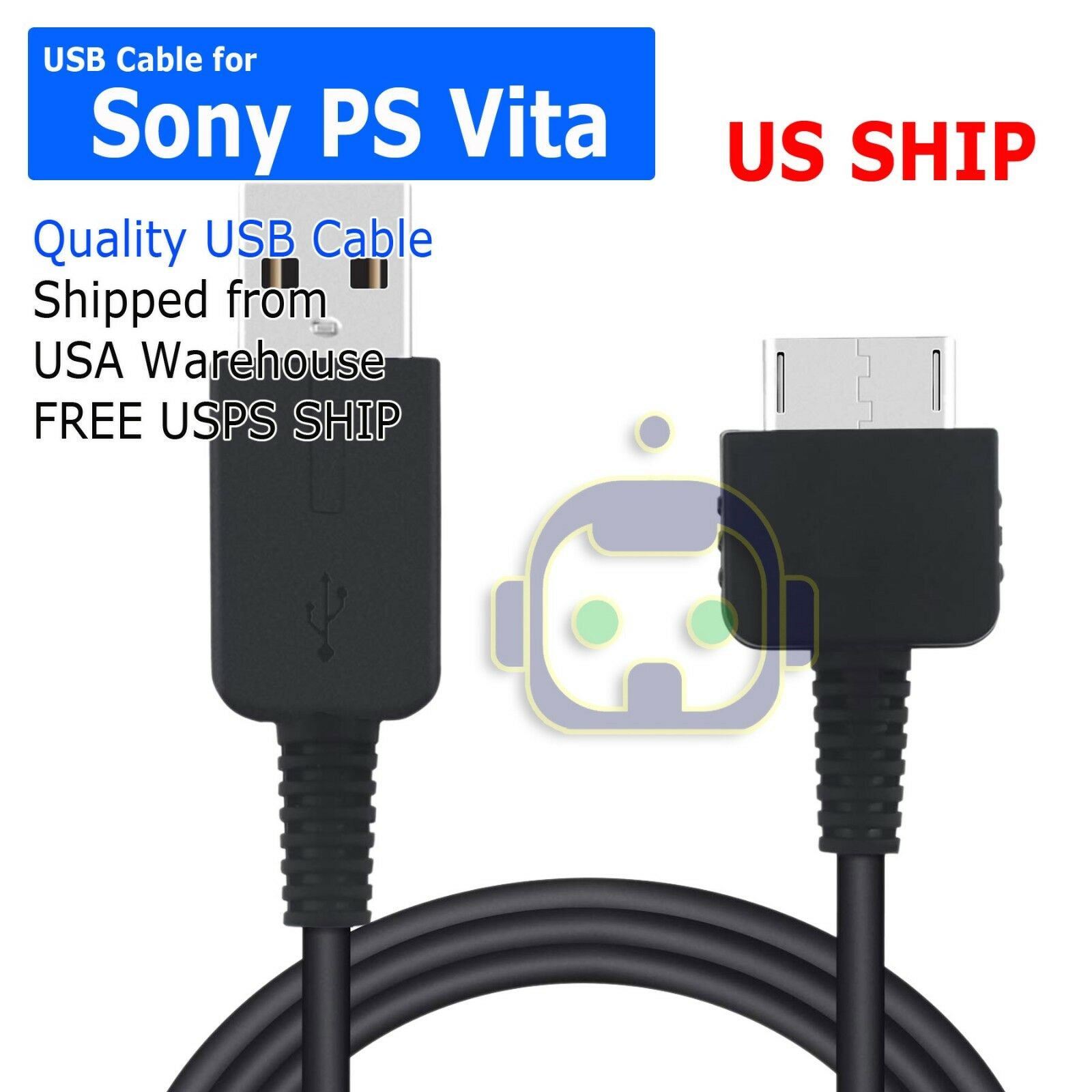 Usb Data Sync Charger Cable Cord Adapter For Sony Ps Vita Psvita Psv Playstation