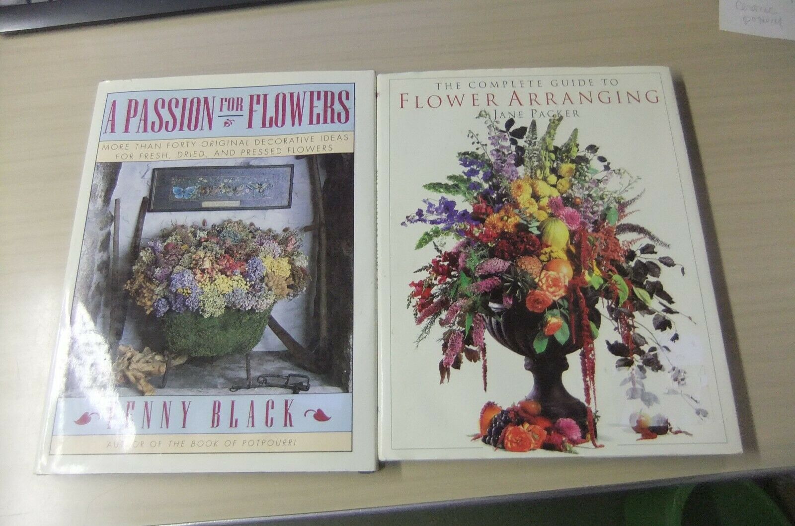 Flower Arranging, Passion For Flowers, (2 ) Books For Home Decor, Ideas