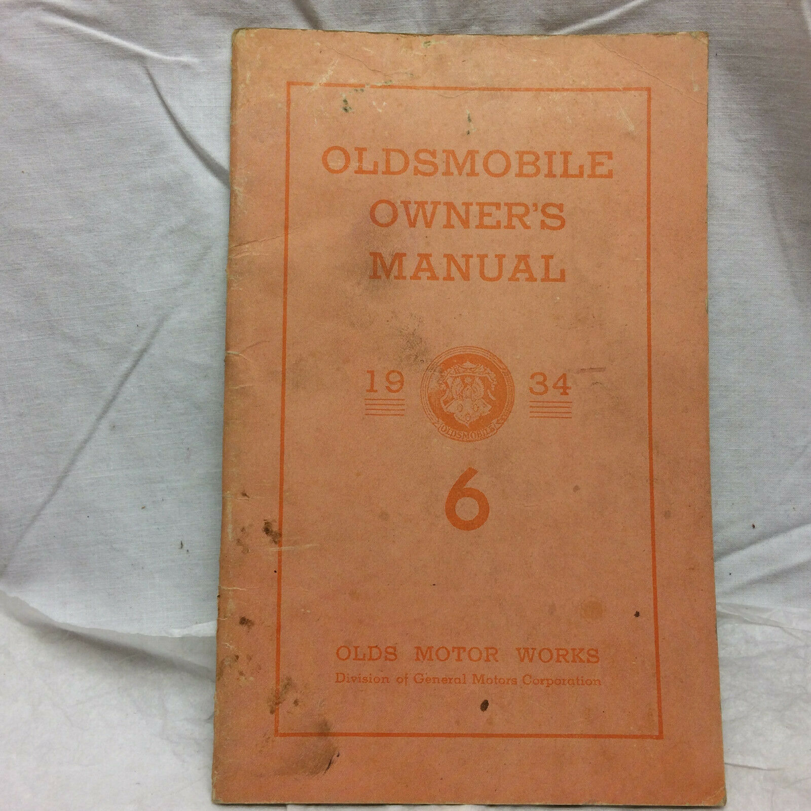 Vintage Oldsmobile Owner's Manual 1934
