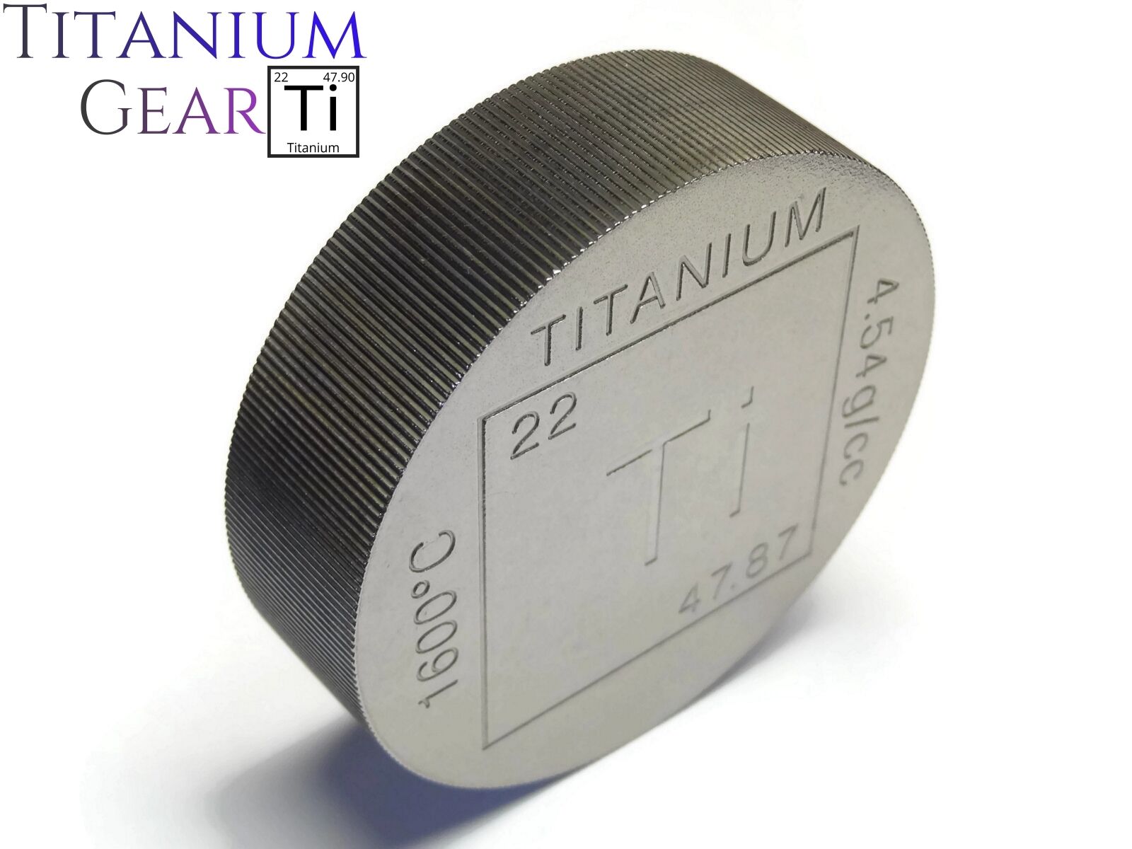Titanium One Pound Elemental Coin! Ti Bullion .996 Fine 1 Lb Bar Made In The Usa